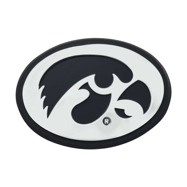 University of Iowa Hawkeyes Chrome Emblem