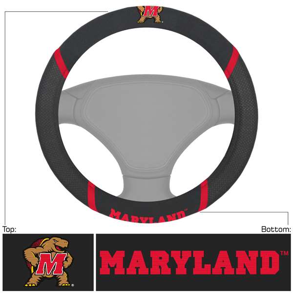 University of Maryland Terrapins Steering Wheel Cover