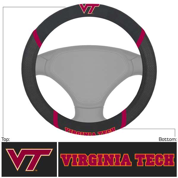 Virginia Tech Hokies Steering Wheel Cover