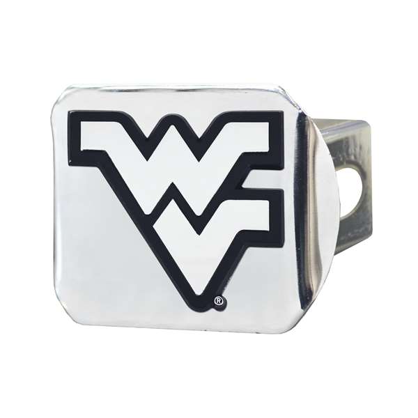 West Virginia University Mountaineers Hitch Cover - Chrome
