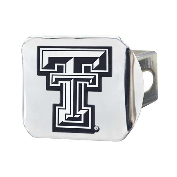 Texas Tech University Red Raiders Hitch Cover - Chrome