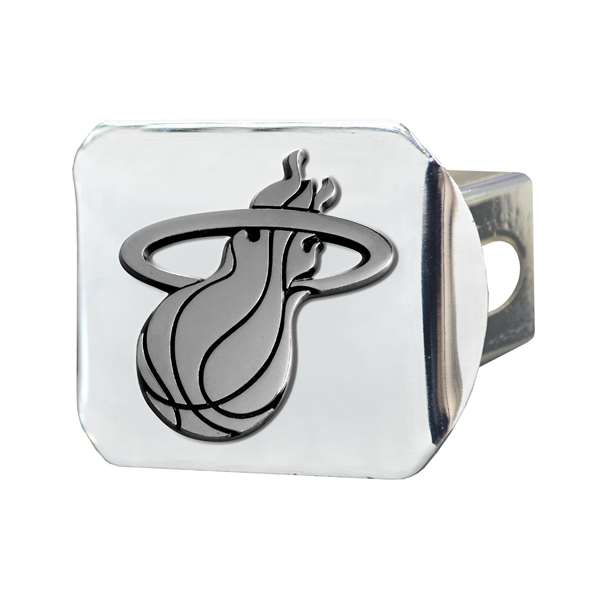 Miami Heat Heat Hitch Cover - Chrome