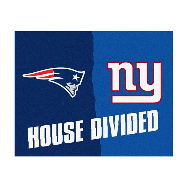 NFL House Divided - Patriots / Giants House Divided House Divided Mat