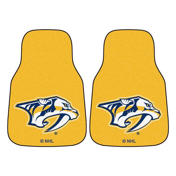 Nashville Predators Predators 2-pc Carpet Car Mat Set