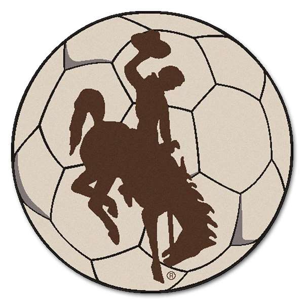 University of Wyoming Cowboys Soccer Ball Mat