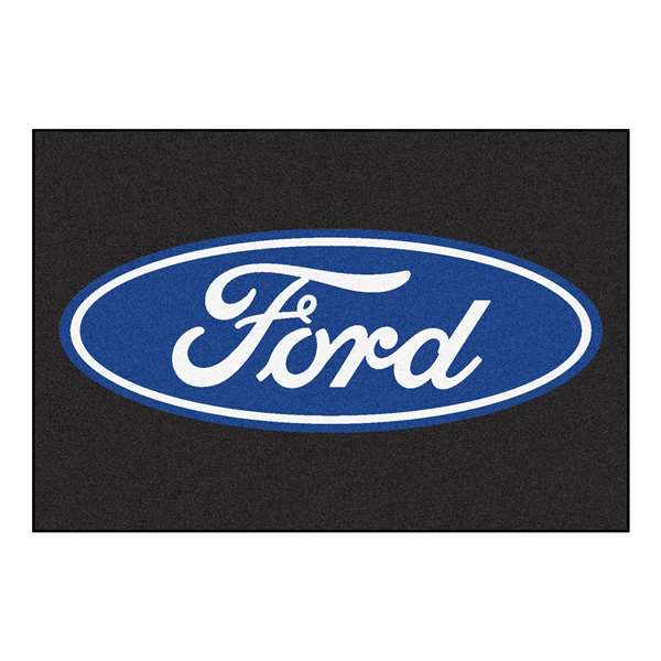 Ford - Ford Oval  5x8 Rug Rug Carpet Mats