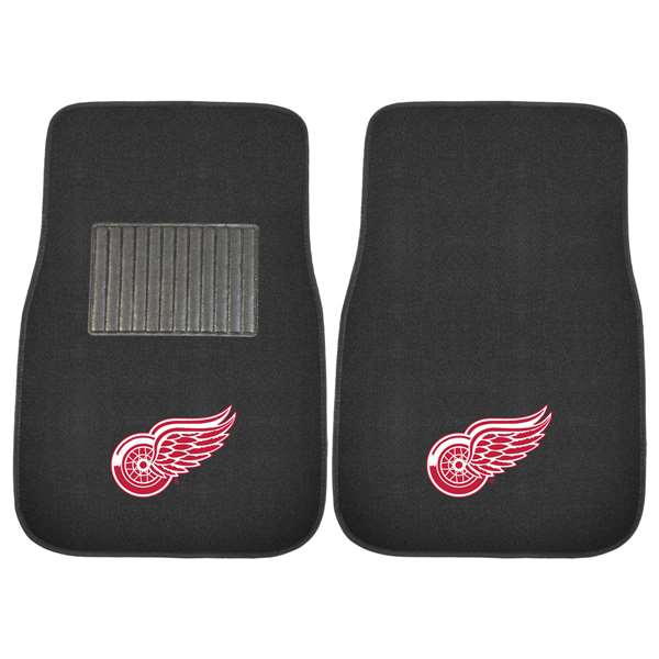 Detroit Red Wings Red Wings 2-pc Embroidered Car Mat Set