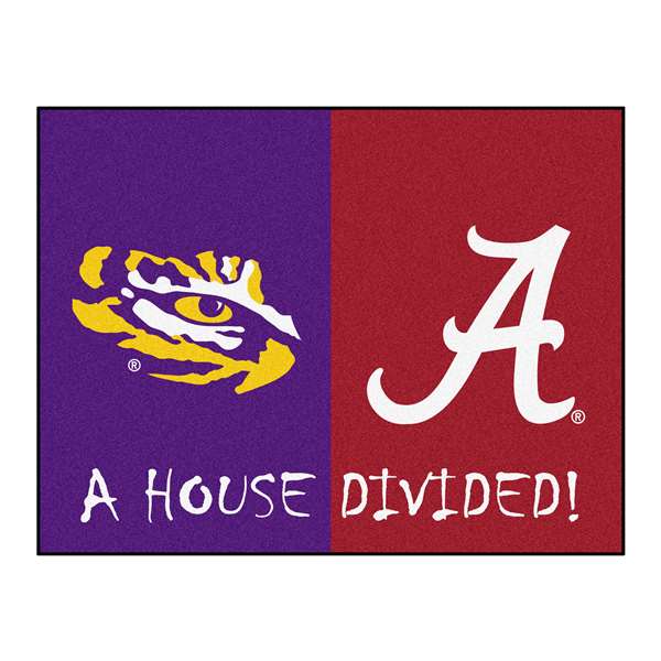 House Divided - LSU / Alabama House Divided House Divided Mat