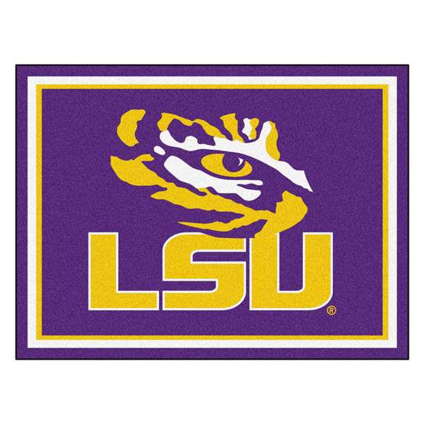 Louisiana State University Tigers 8x10 Rug