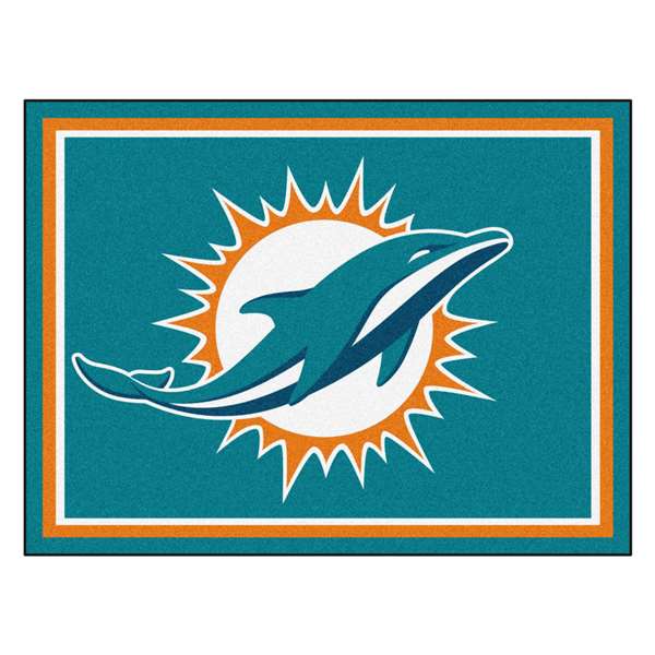 Miami Dolphins Dolphins 8x10 Rug