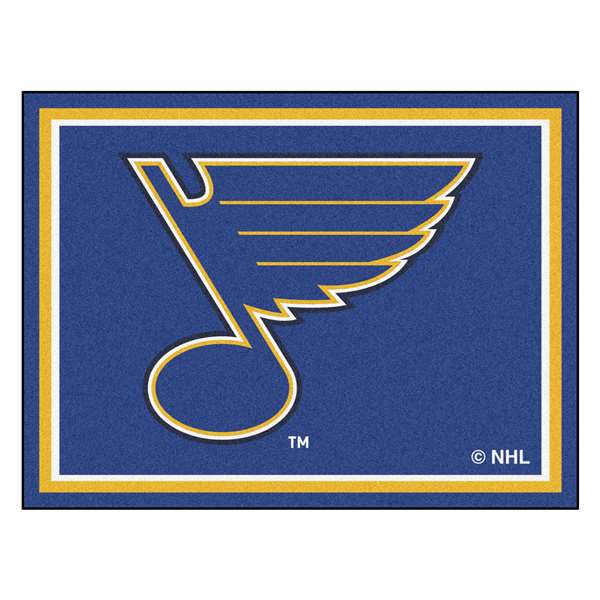 St. Louis Blues Blues 8x10 Rug