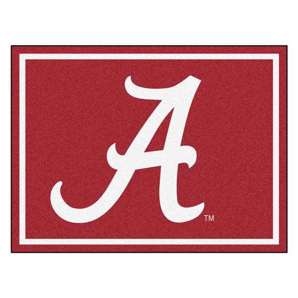 University of Alabama 8x10 Rug Script A Logo