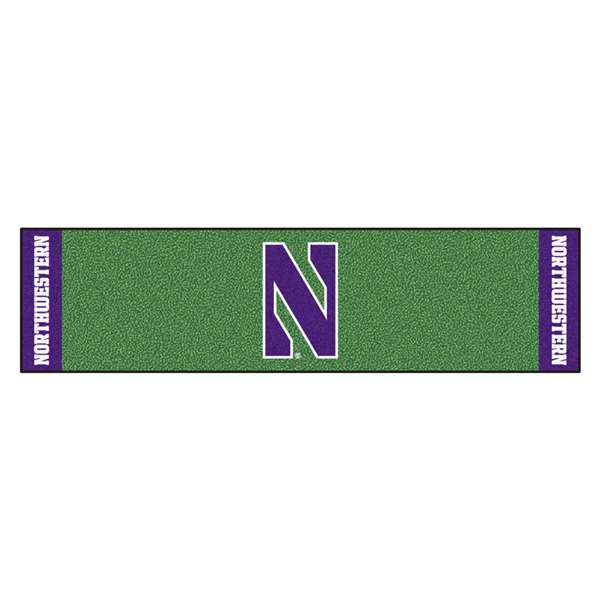 Northwestern University Wildcats Putting Green Mat