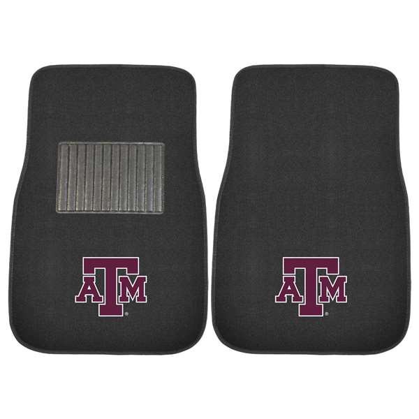 Texas A&M University Aggies 2-pc Embroidered Car Mat Set