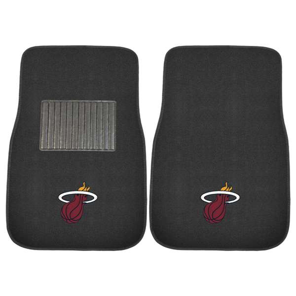 Miami Heat Heat 2-pc Embroidered Car Mat Set