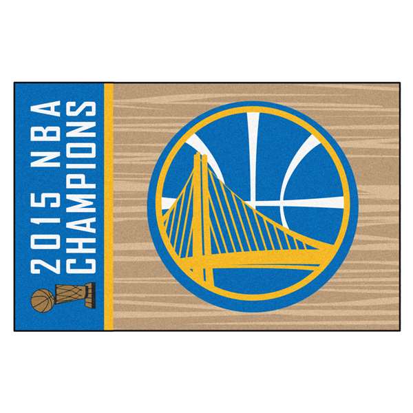 Golden State Warriors 2015 NBA Finals Champions Starter Rug 19"x30"