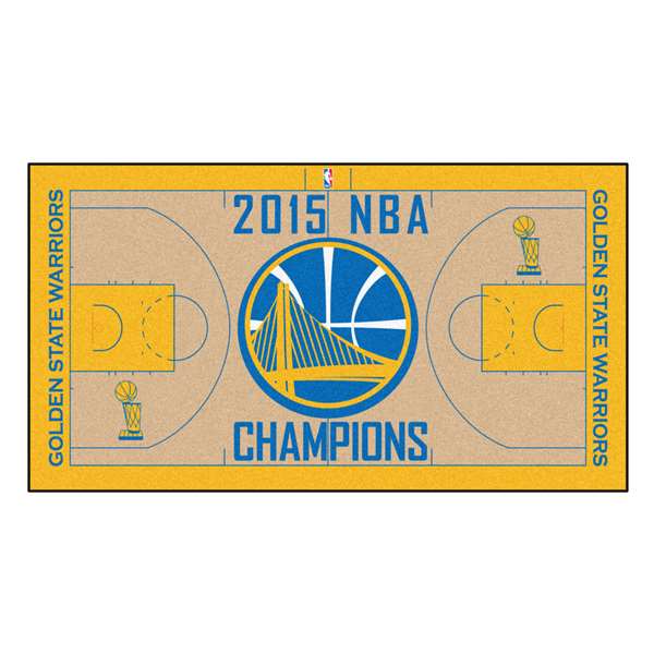 Golden State Warriors 2015 NBA Finals Champions Court Runner 30"x72"