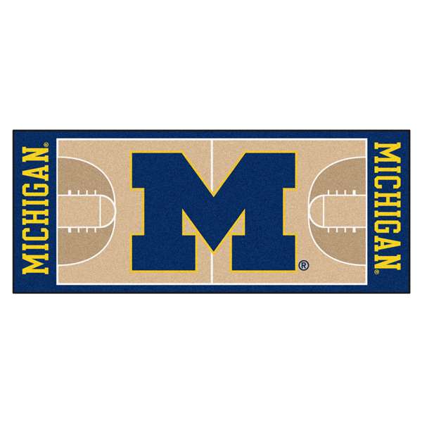 University of Michigan Wolverines NCAA Basketball Runner