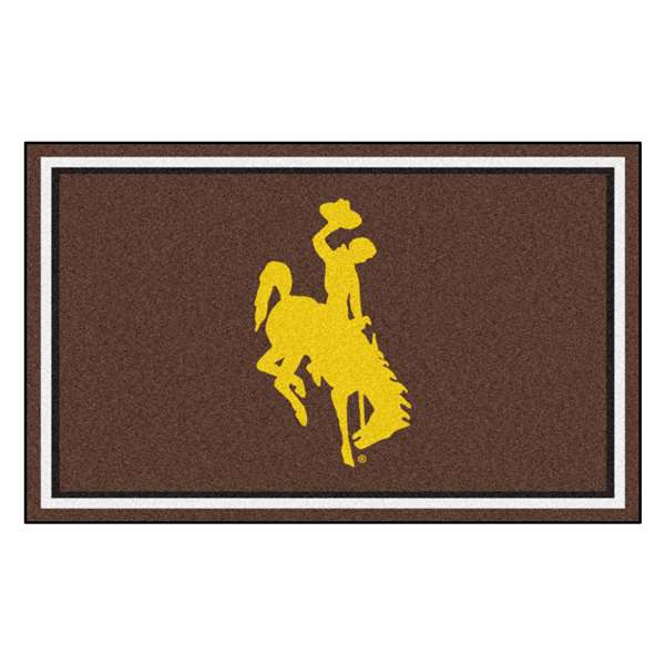 University of Wyoming Cowboys 4x6 Rug