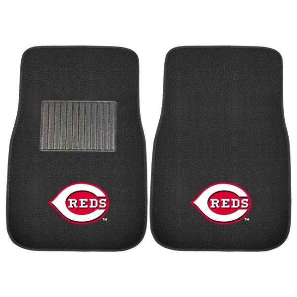 Cincinnati Reds Reds 2-pc Embroidered Car Mat Set