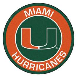 University of Miami Hurricanes Roundel Mat