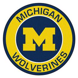 University of Michigan Wolverines Roundel Mat