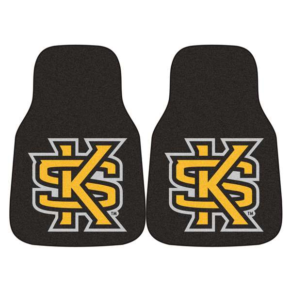 Kennesaw State University Owls 2-pc Carpet Car Mat Set