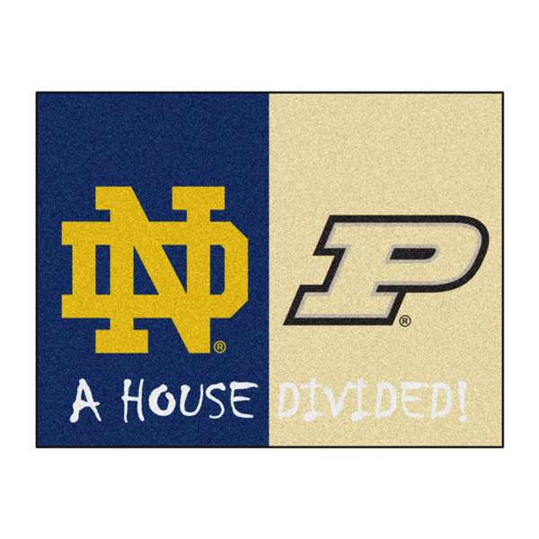 House Divided - Notre Dame / Purdue House Divided House Divided Mat