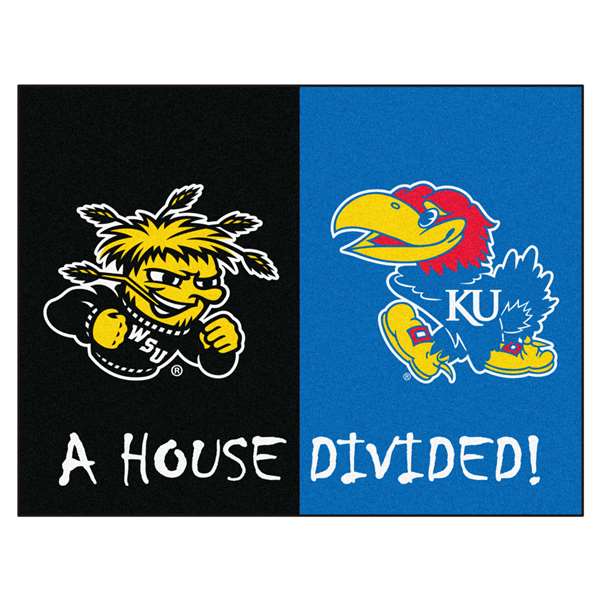 House Divided - Wichita State / Kansas House Divided House Divided Mat