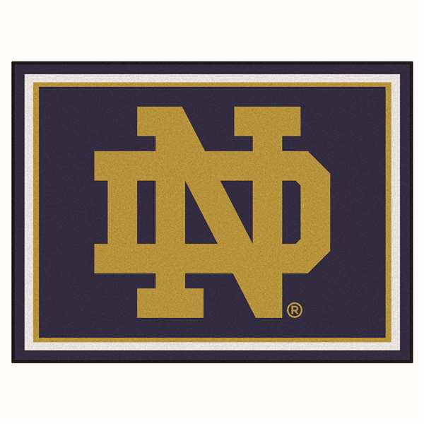 Notre Dame 8x10 Rug ND Logo