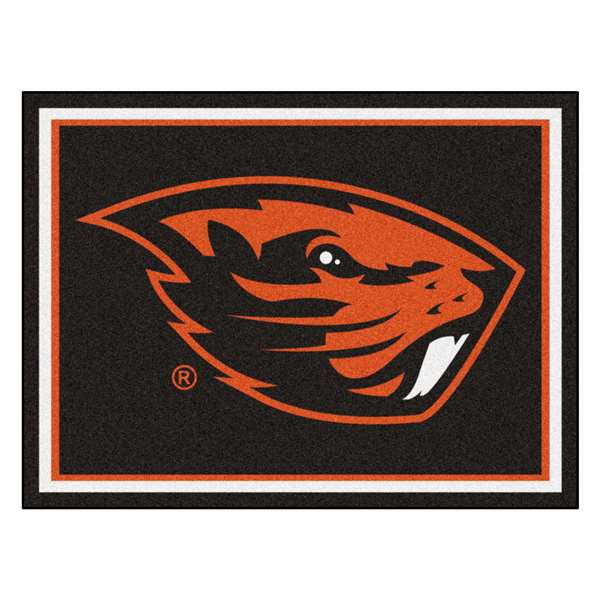 Oregon State University 8x10 Rug Beaver Logo
