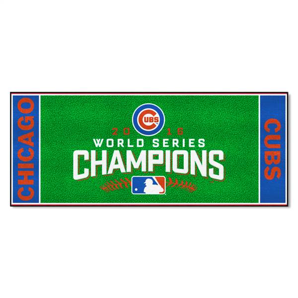 Chicago Cubs 2016 World Series Champions Baseball Runner Mat 30"x72"