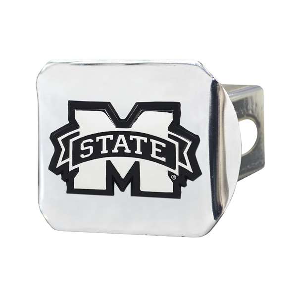 Mississippi State University Bulldogs Hitch Cover - Chrome