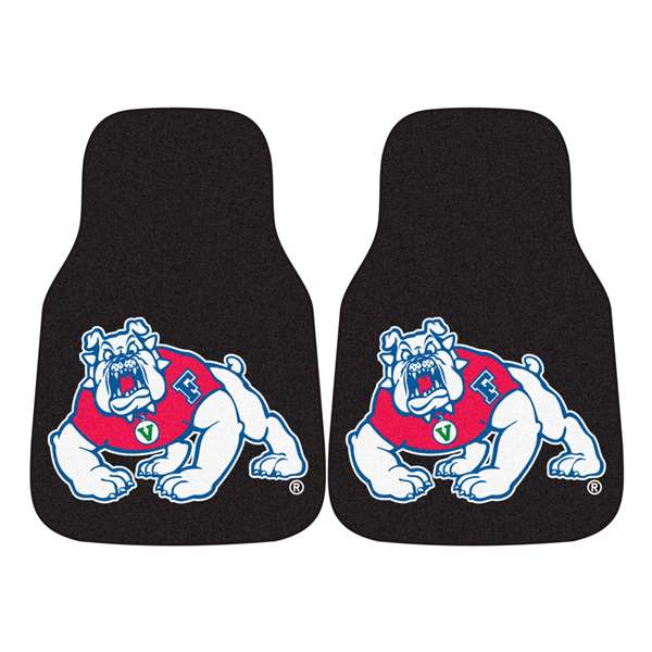 Fresno State Bulldogs 2-pc Carpet Car Mat Set