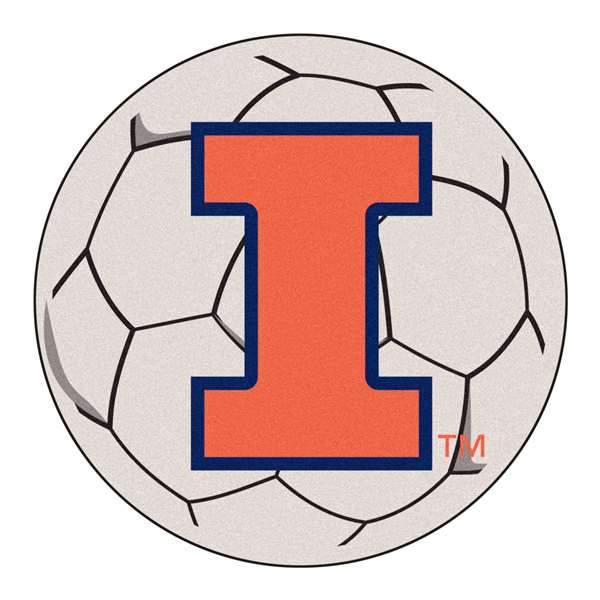 University of Illinois Illini Soccer Ball Mat