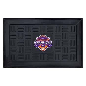 Clemson University Tigers 2019 Football National Champions Medallion Door Mat 19.5"x31.25"