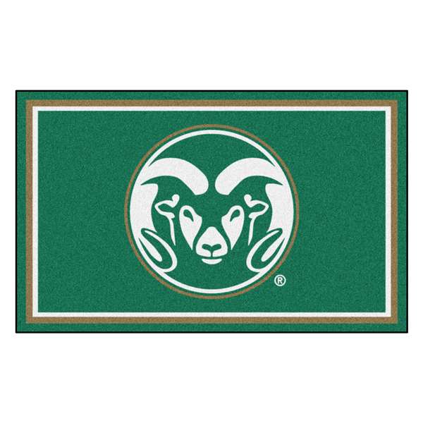 Colorado State University Rams 4x6 Rug