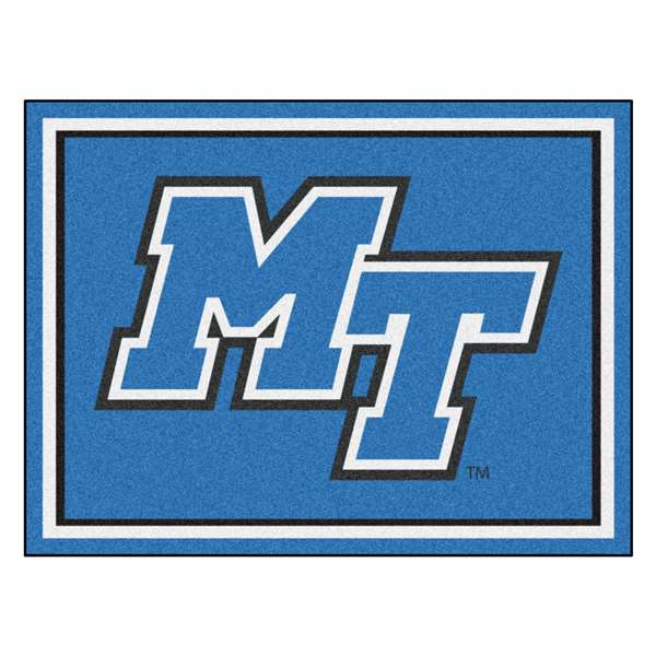 Middle Tennessee State University 8x10 Rug Italic MT Logo