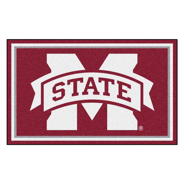 Mississippi State University Bulldogs 4x6 Rug