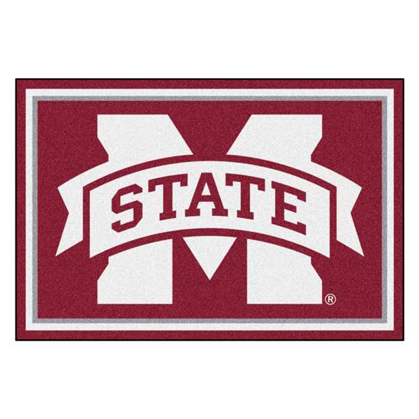 Mississippi State University Bulldogs 5x8 Rug