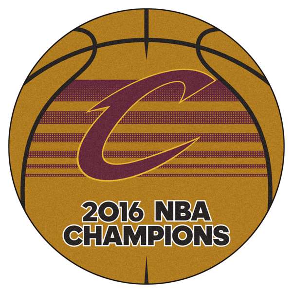 Cleveland Cavaliers 2016 NBA Finals Champions Basketball Rug 27" Diameter