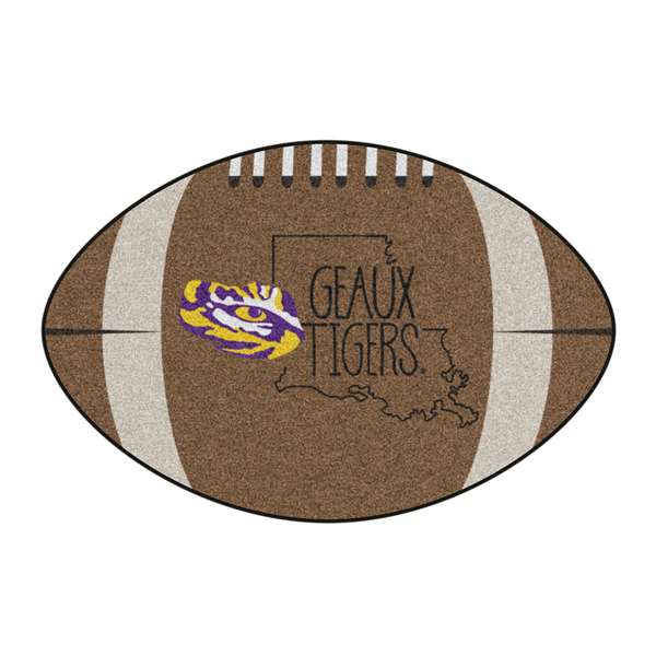 Louisiana State University Tigers Southern Style Football Mat