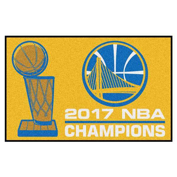 Golden State Warriors 2017 NBA Finals Champions Starter Rug 19"x30"