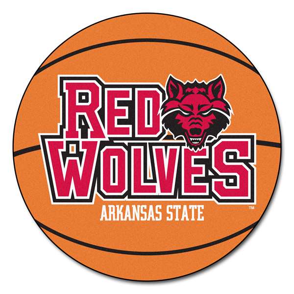 Arkansas State University Basketball Mat Wolf Logo