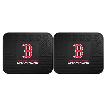 Boston Red Sox 2018 World Series Champions 2-piece Utility Mat 2 Utility Mats