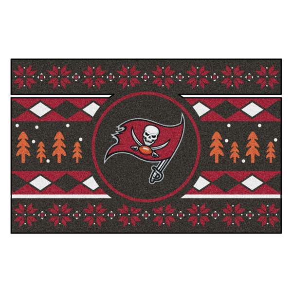 Tampa Bay Buccaneers Buccaneers Holiday Sweater Starter Mat