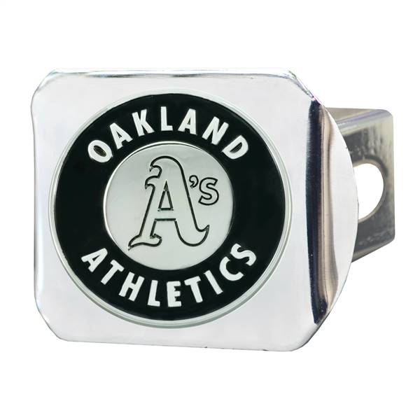 Oakland Athletics Athletics Hitch Cover - Chrome