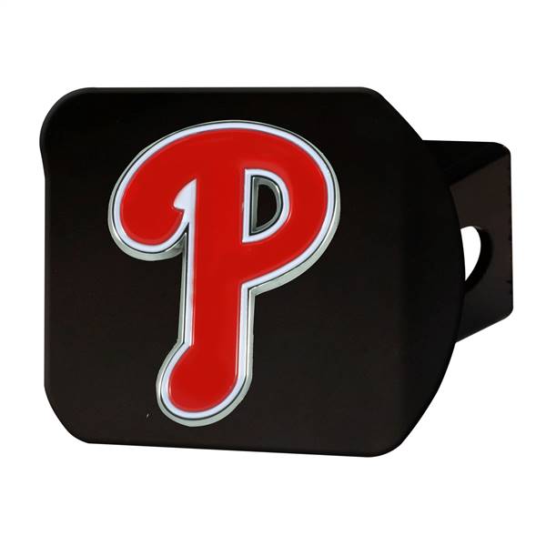 Philadelphia Phillies Phillies Color Hitch Cover - Black