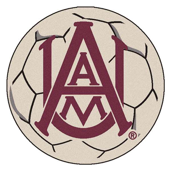 Alabama Agricultural & Mechanical University Bulldogs Soccer Ball Mat