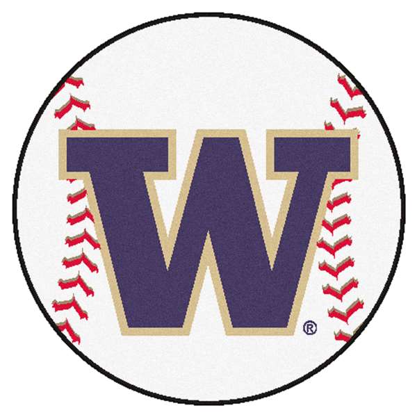 University of Washington Huskies Baseball Mat